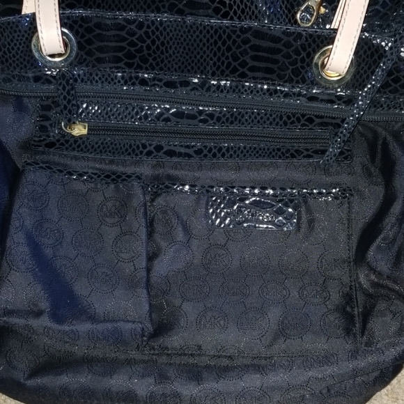 Michael Kors Python Leather Tote - Picture 6 of 8